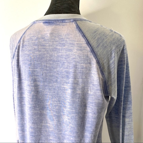Halcyon Vintage Wash blue Crew Neck Sweatshirt, S - Picture 7 of 10